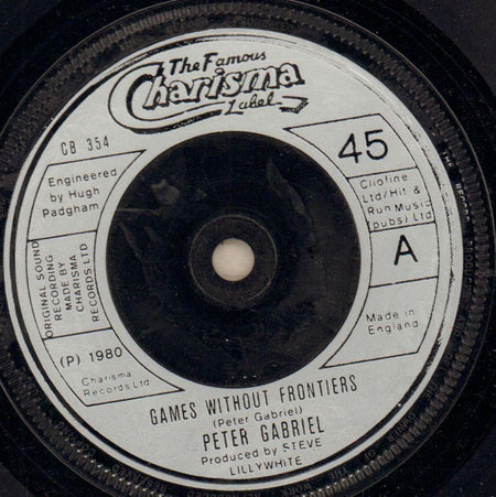 Peter Gabriel-Games Without Frontiers-7" Vinyl