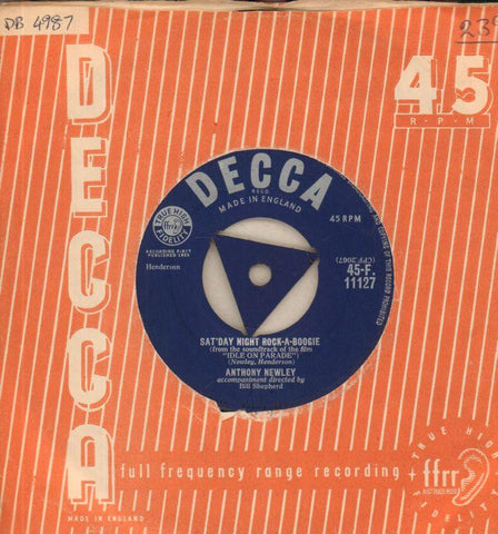Anthony Newley-Sat'Day Night Rock A Boogie-7" Vinyl