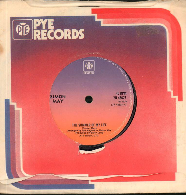 Simon May-The Summer Of My Life-7" Vinyl