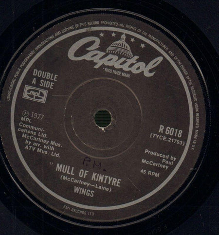 Wings-Mull Of Kintyre-7" Vinyl