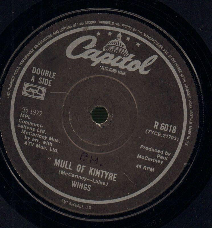 Wings-Mull Of Kintyre-7" Vinyl