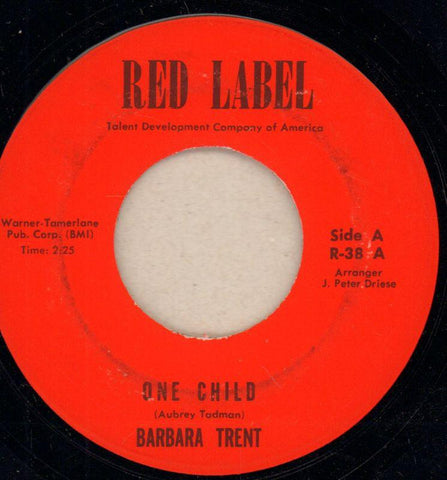 Barbara Trent-One Child-7" Vinyl