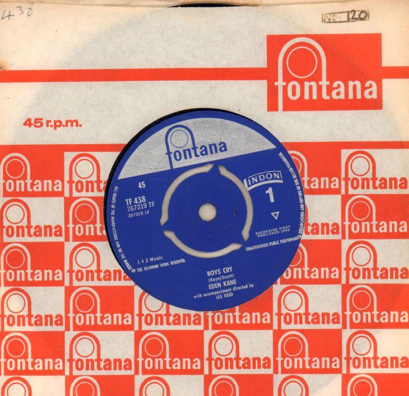Eden Kane-Boys Cry-7" Vinyl