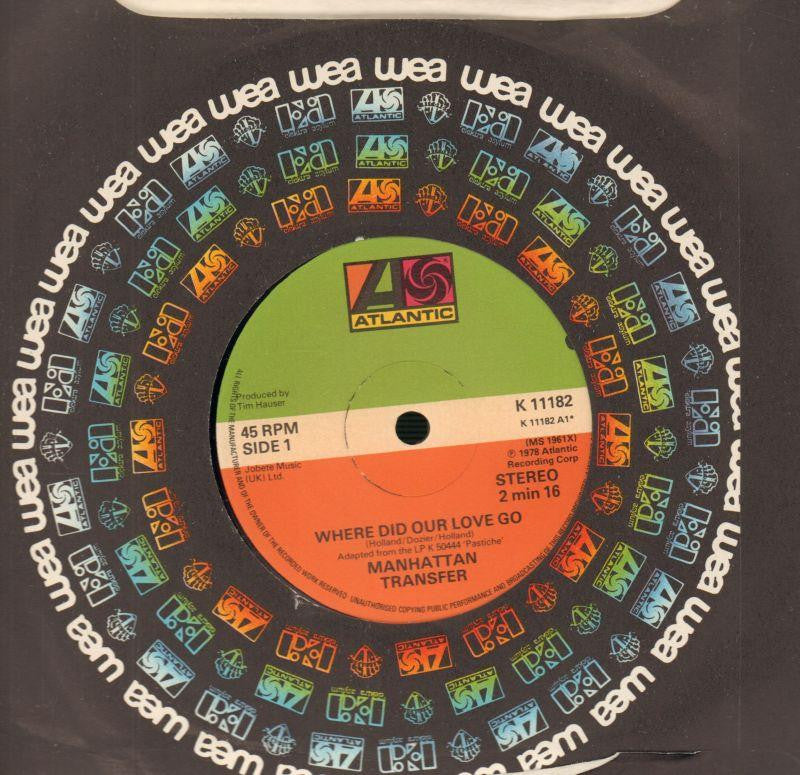 Manhattan Transfer-Where Did Our Love Go-7" Vinyl