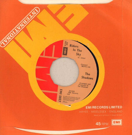 The Shadows-Riders In The Sky-7" Vinyl