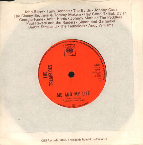 The Tremeloes-Me And My Life-7" Vinyl