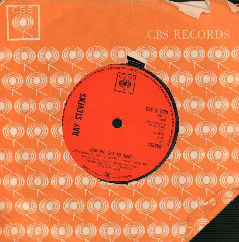 Ray Stevens-Can We Get To That-7" Vinyl