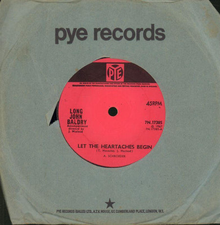 Long John Baldry-Let The Heartaches Begin-7" Vinyl