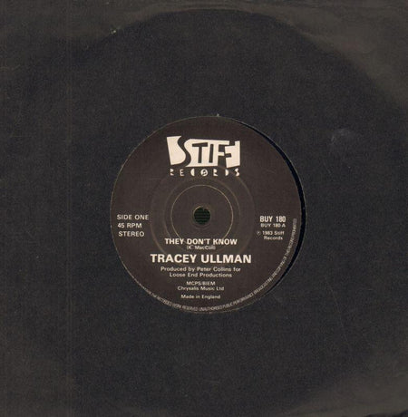 Tracey Ullman-They Don't Know-7" Vinyl