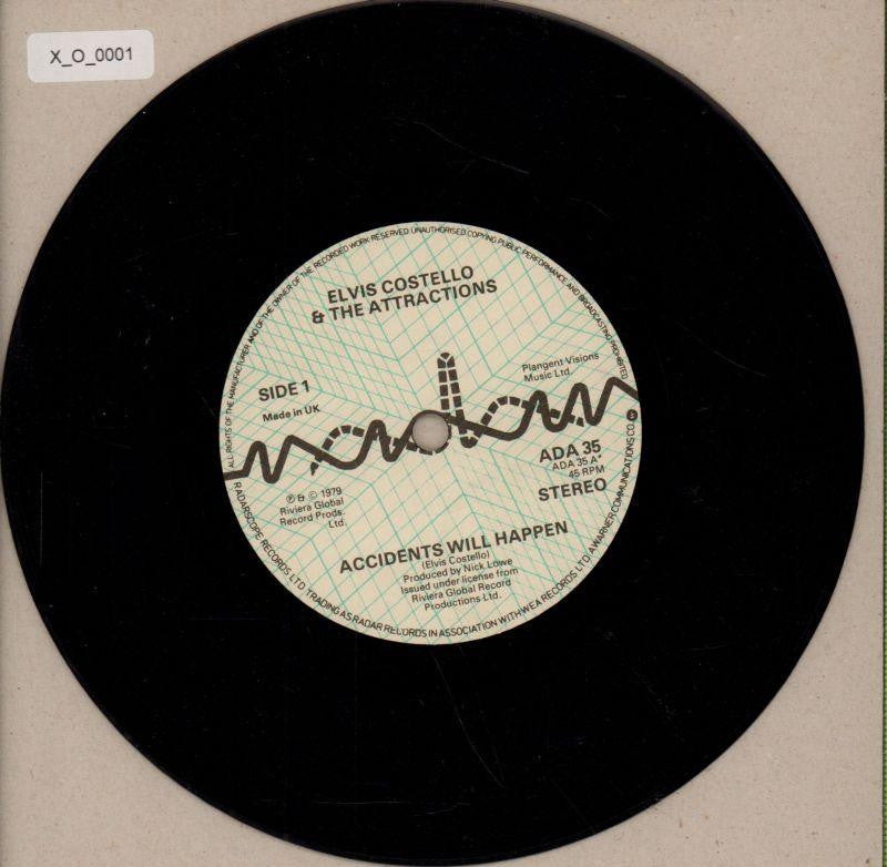 Elvis Costello & The Attractions-Accidents Will Happen-7" Vinyl