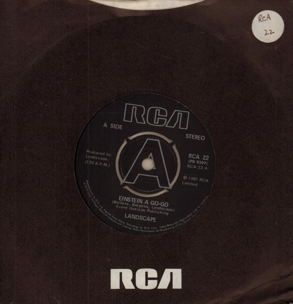 Landscape-Einstein A Go-Go-7" Vinyl