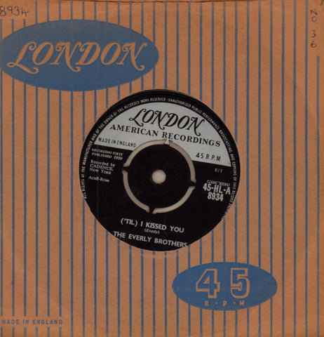The Everly Brothers-I Kissed You-7" Vinyl
