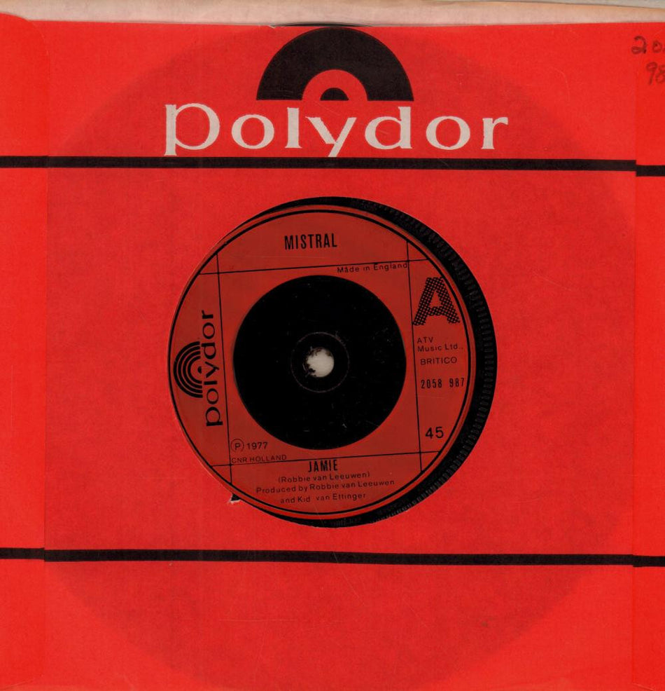 Mistral-Jamie-7" Vinyl