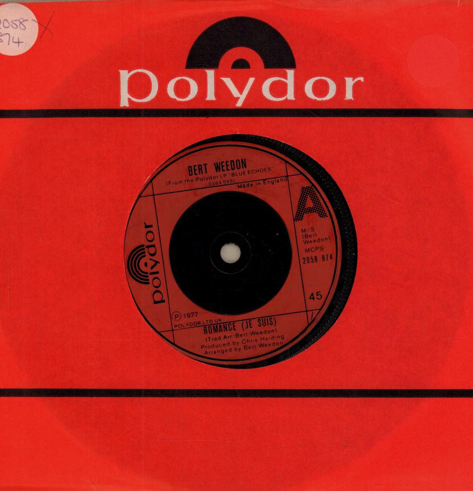 Bert Weedon-Romance-7" Vinyl