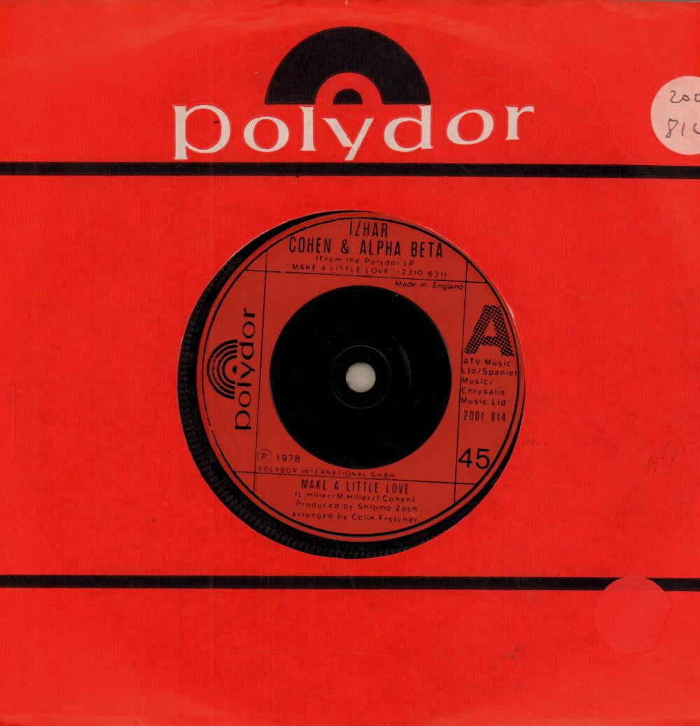 Izhar Cohen-Make A Little Love-7" Vinyl