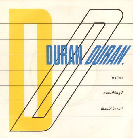 Duran Duran-Is There Something I Should Know-7" Vinyl P/S