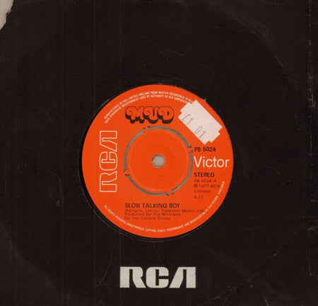 Mud-Slow Talking Boy-7" Vinyl