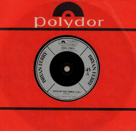 Bryan Ferry-Sign Of The Times-7" Vinyl