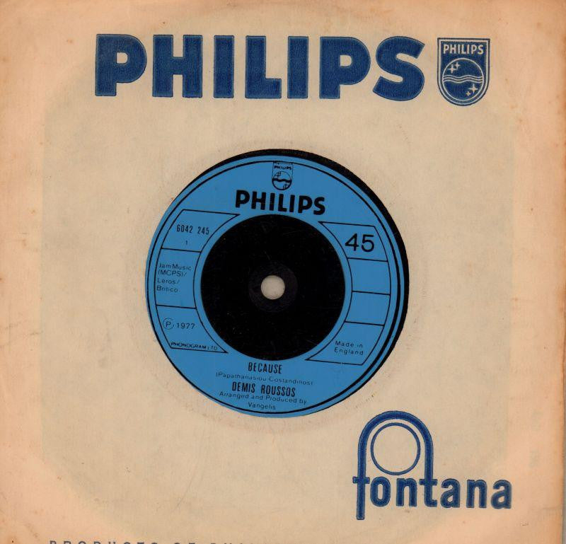 Demis Roussos-Because-7" Vinyl