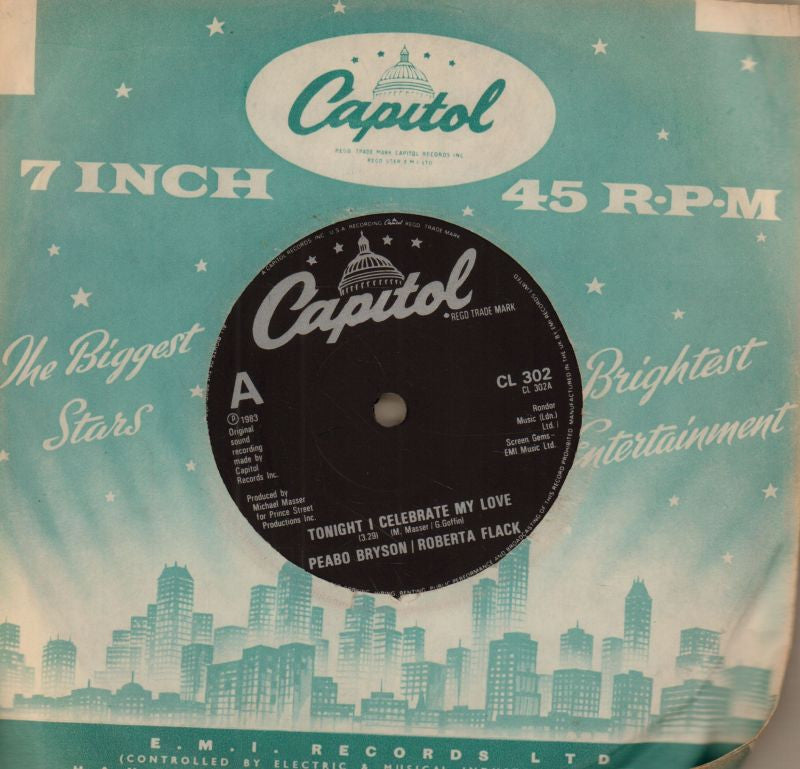 Peabo & Roberta-Tonight I Celebrate My Love-7" Vinyl