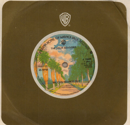 The Four Seasons-We Can Work It Out-7" Vinyl