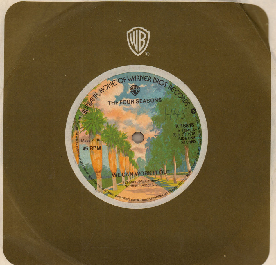 The Four Seasons-We Can Work It Out-7" Vinyl