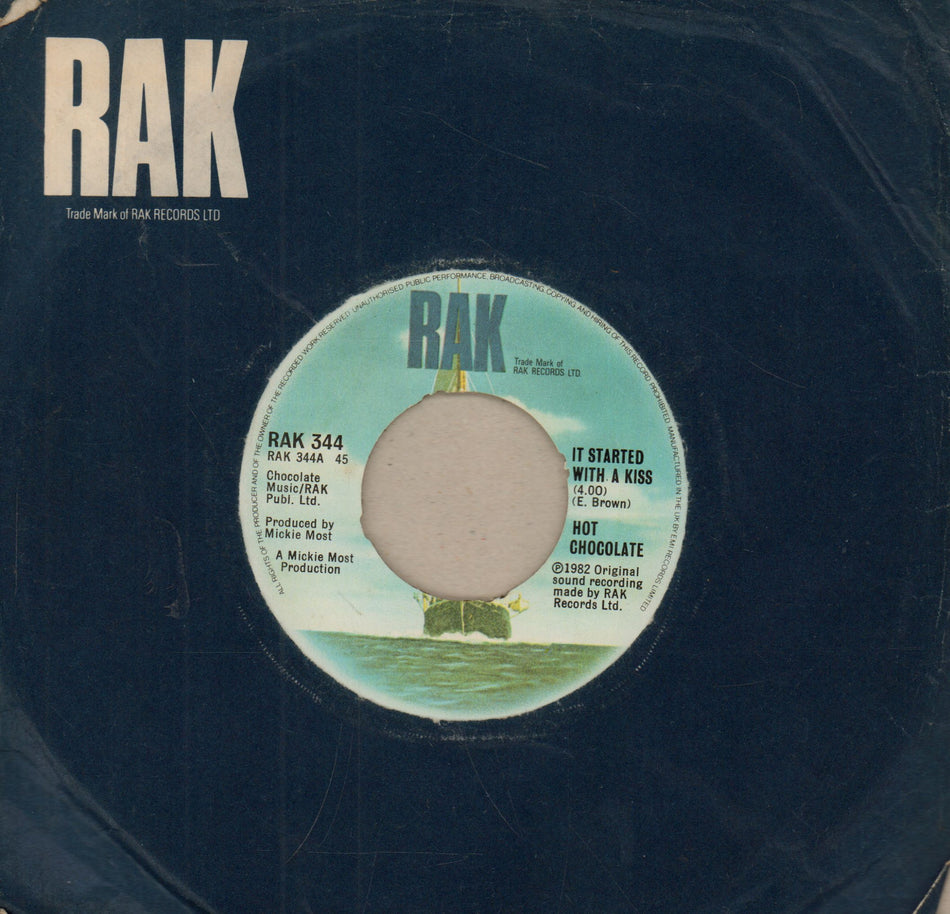 Hot Chocolate-It Started With A Kiss-7" Vinyl