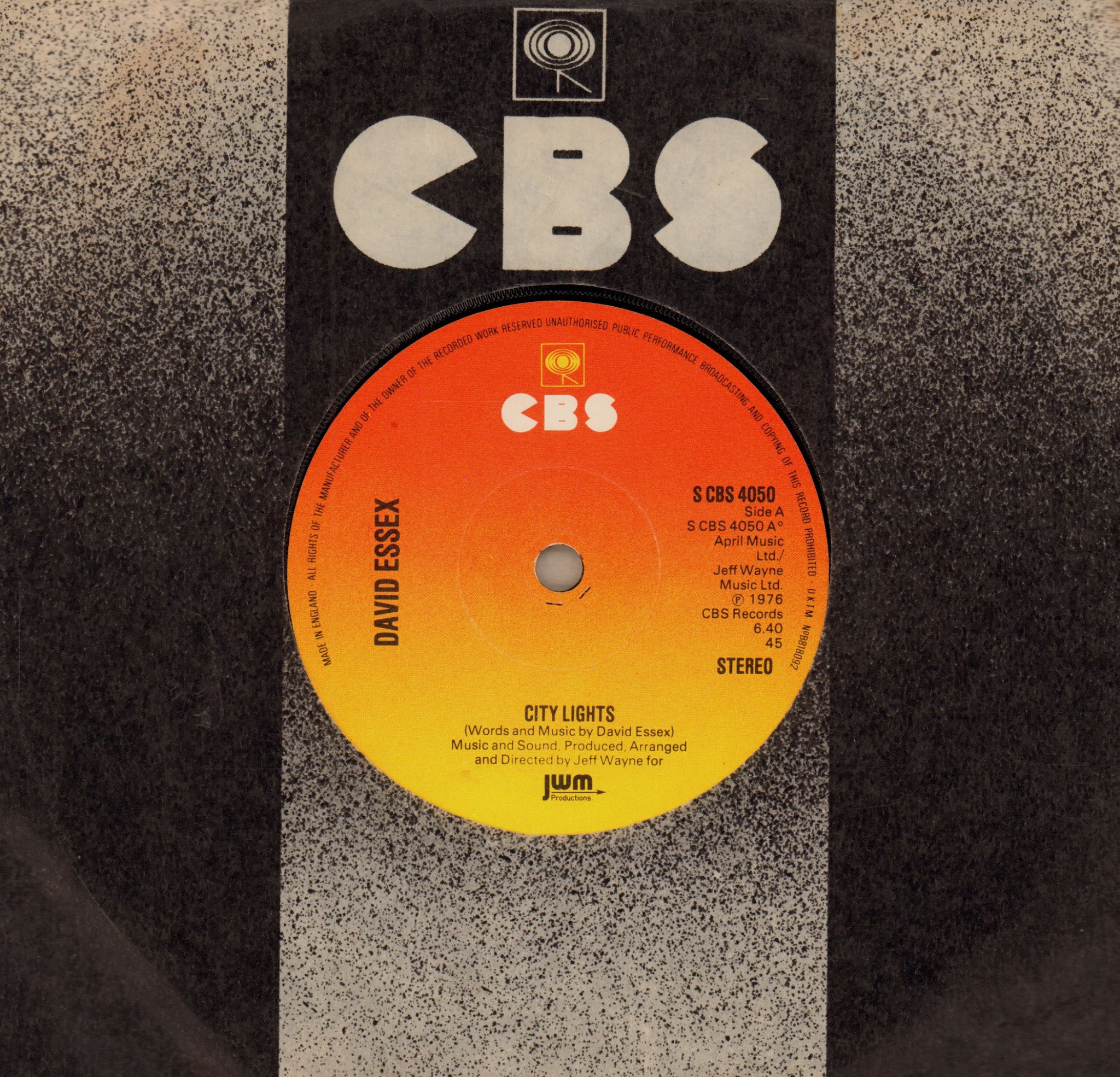 David Essex-City Lights-7" Vinyl