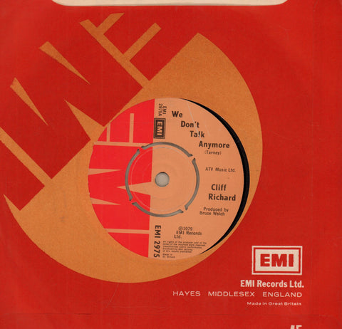Cliff Richard-We Don't Talk Anymore-7" Vinyl