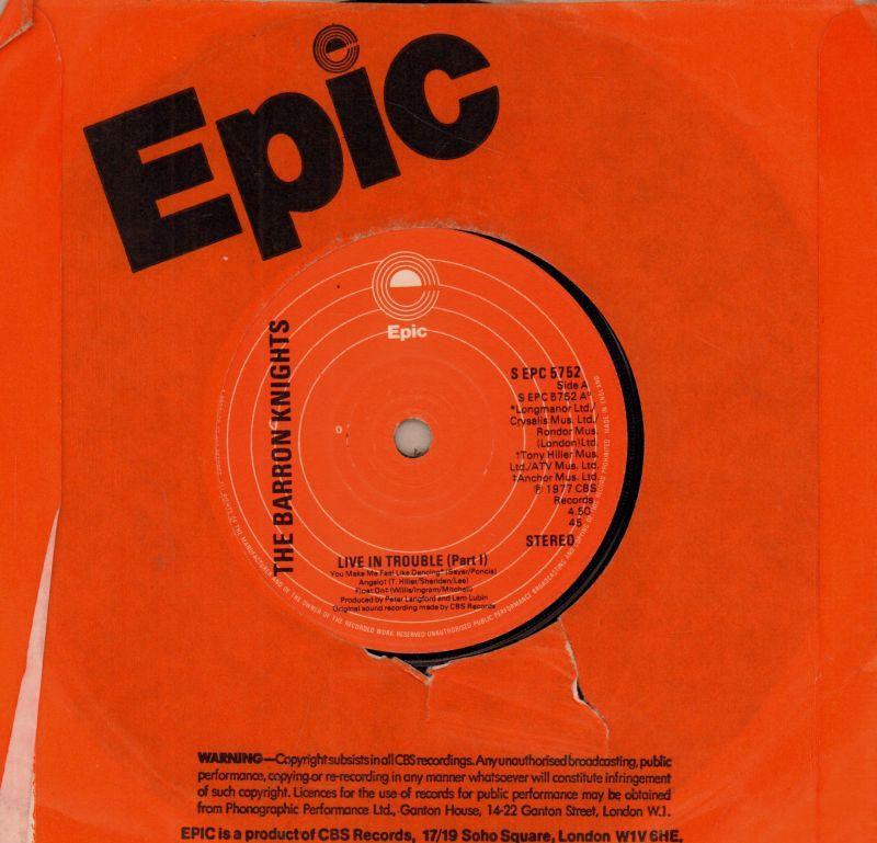 The Barron Knights-Live In Trouble-7" Vinyl