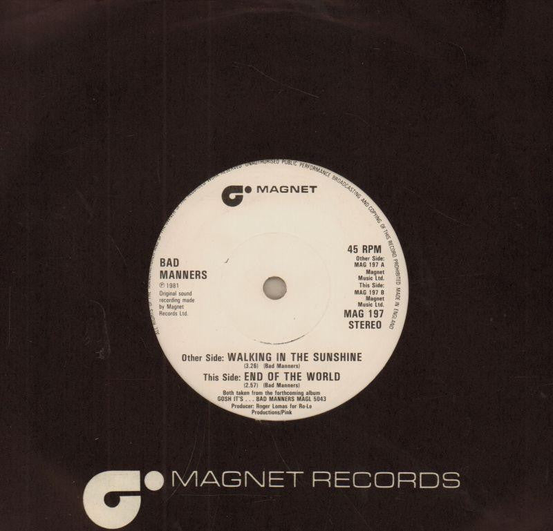 Bad Manners-Walking In The Sunshine-7" Vinyl