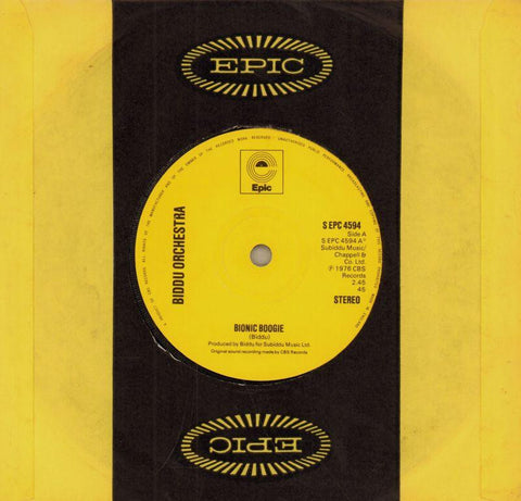 Biddu Orchestra-Bionic Boogie-7" Vinyl