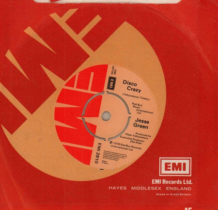 Jesse Green-Disco Crazy-7" Vinyl