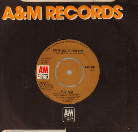 Blue Haze-Smoke Gets In Your Eyes-7" Vinyl