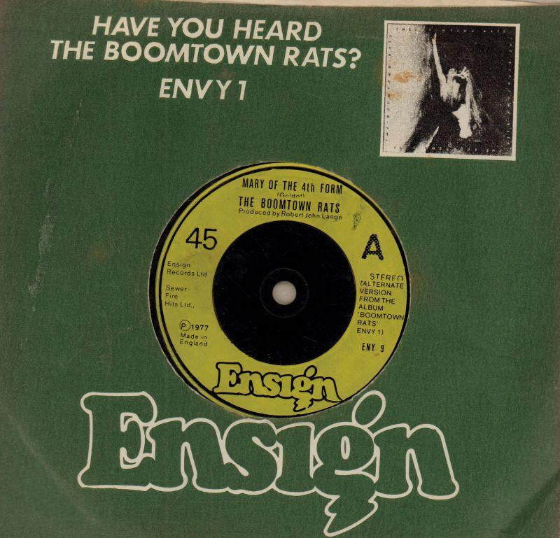 The Boomtown Rats-Mary Of The 4th Form-7" Vinyl