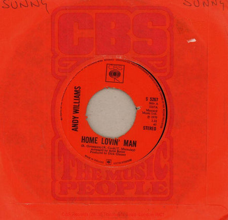 Andy Williams-Home Lovin' Man-7" Vinyl