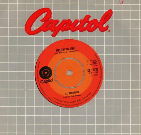 Al Martino-Melody Of Love-7" Vinyl