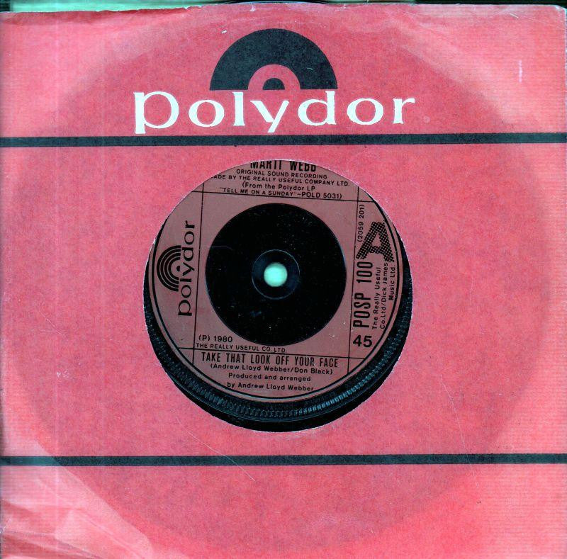 Marti Webb-Take That Look Off Your Face-7" Vinyl