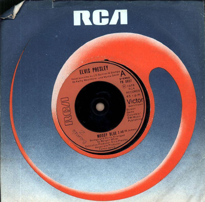 Elvis Presley-Moody Blue-7" Vinyl