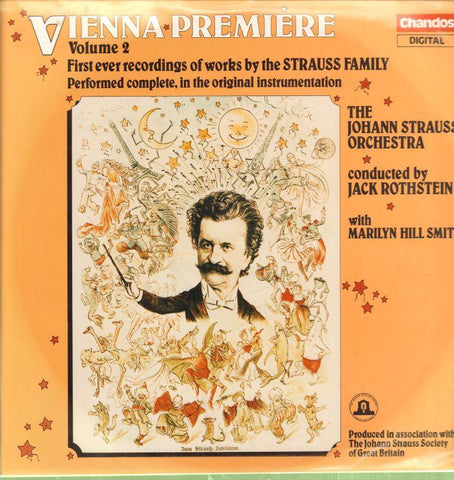 The Johann Strauss Orchestra-Vienna Premiere Volume 2-Chandos-Vinyl LP