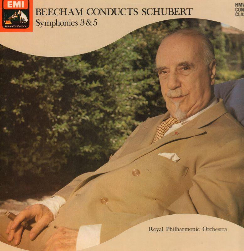 Schubert-Symphonies 3 & 5-HMV-Vinyl LP