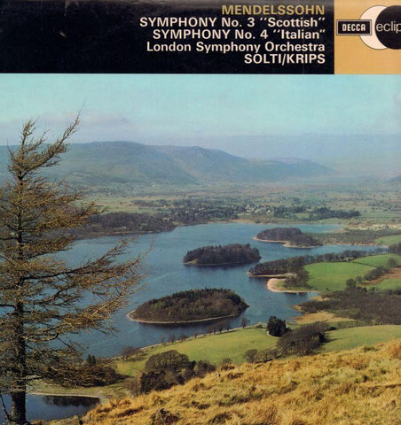 Mendelssohn-Symphony No.3-Decca-Vinyl LP