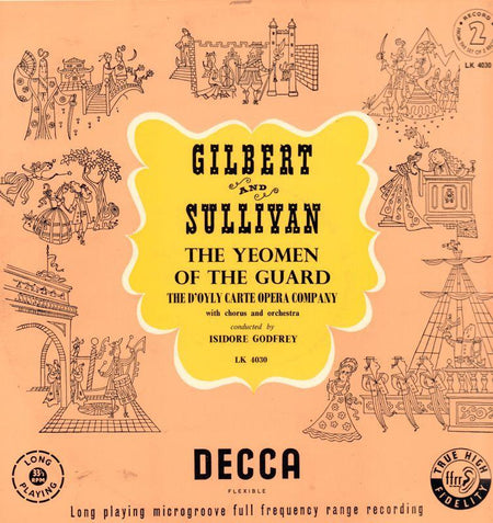 Gilbert And Sullivan-The Yeoman Of The Guard-Decca-Vinyl LP