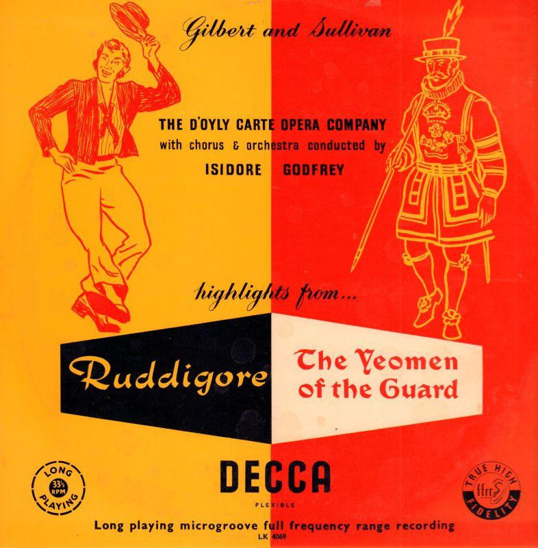 Gilbert And Sullivan-Ruddigore-Decca-Vinyl LP