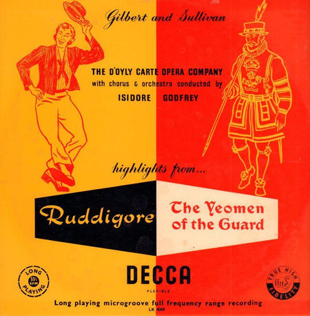 Gilbert And Sullivan-Ruddigore-Decca-Vinyl LP