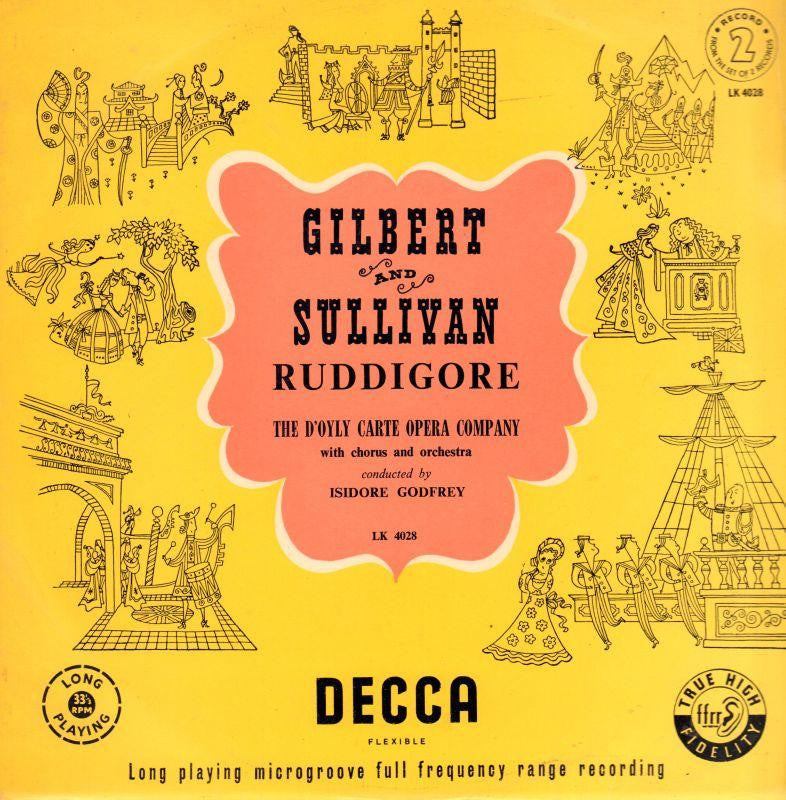 Gilbert And Sullivan-Ruddigore-Decca-Vinyl LP
