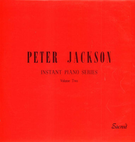 Peter Jackson-Instant Piano Series Volume Two-Sacred-Vinyl LP