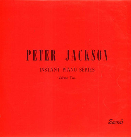 Peter Jackson-Instant Piano Series Volume Two-Sacred-Vinyl LP