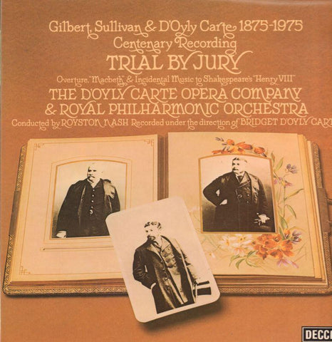 The D'Oyly Carte Opera Company-Trial By Jury-Decca-Vinyl LP Gatefold