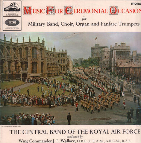 The Central Band of The R.A.F-Music For Ceremonial Occasions-HMV-Vinyl LP